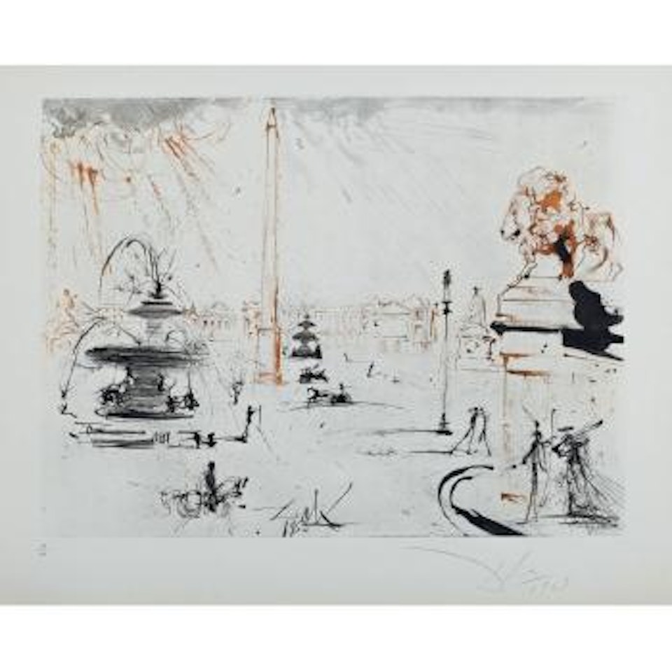 La Place de la Concorde by Salvador Dali
