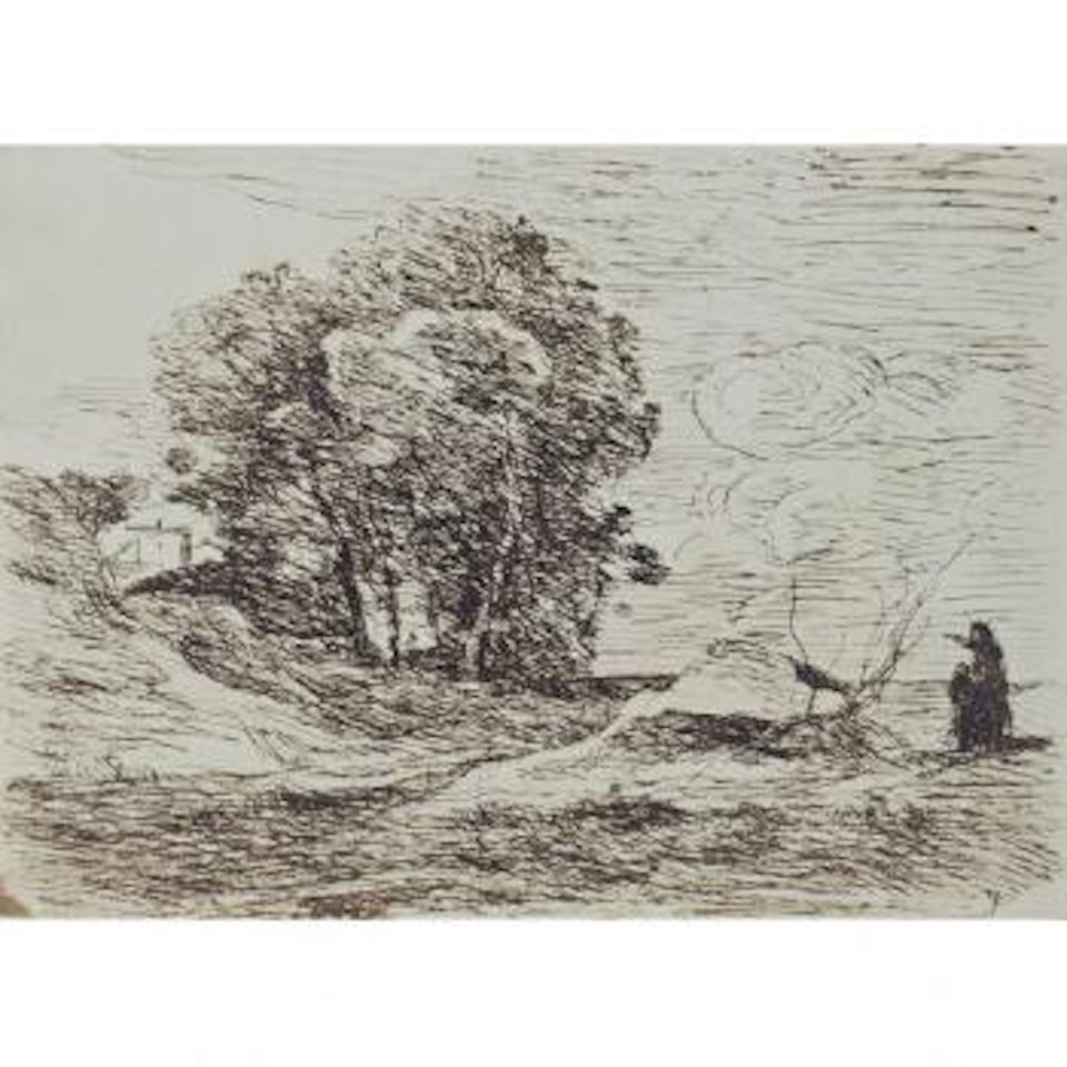La demeure du poète by Jean Baptiste Camille Corot