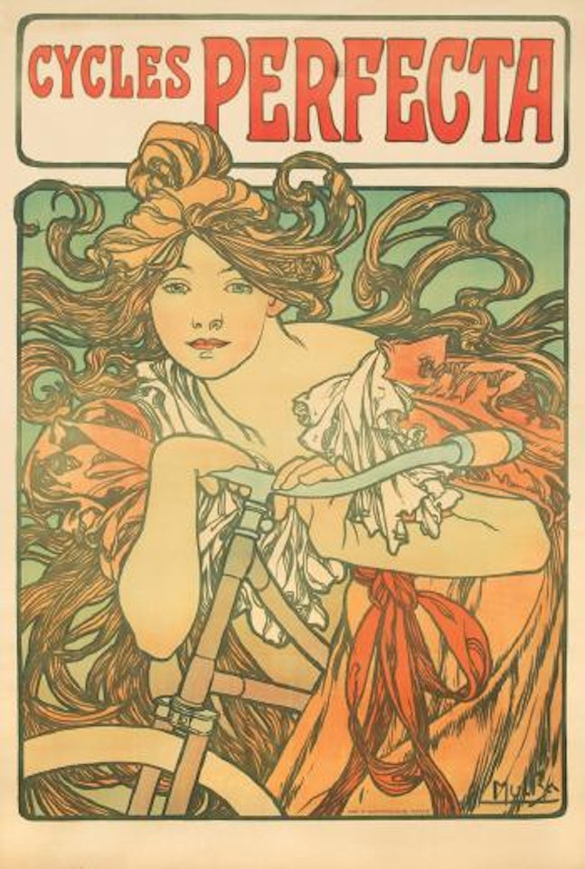 Cycles perfecta by Alphonse Mucha