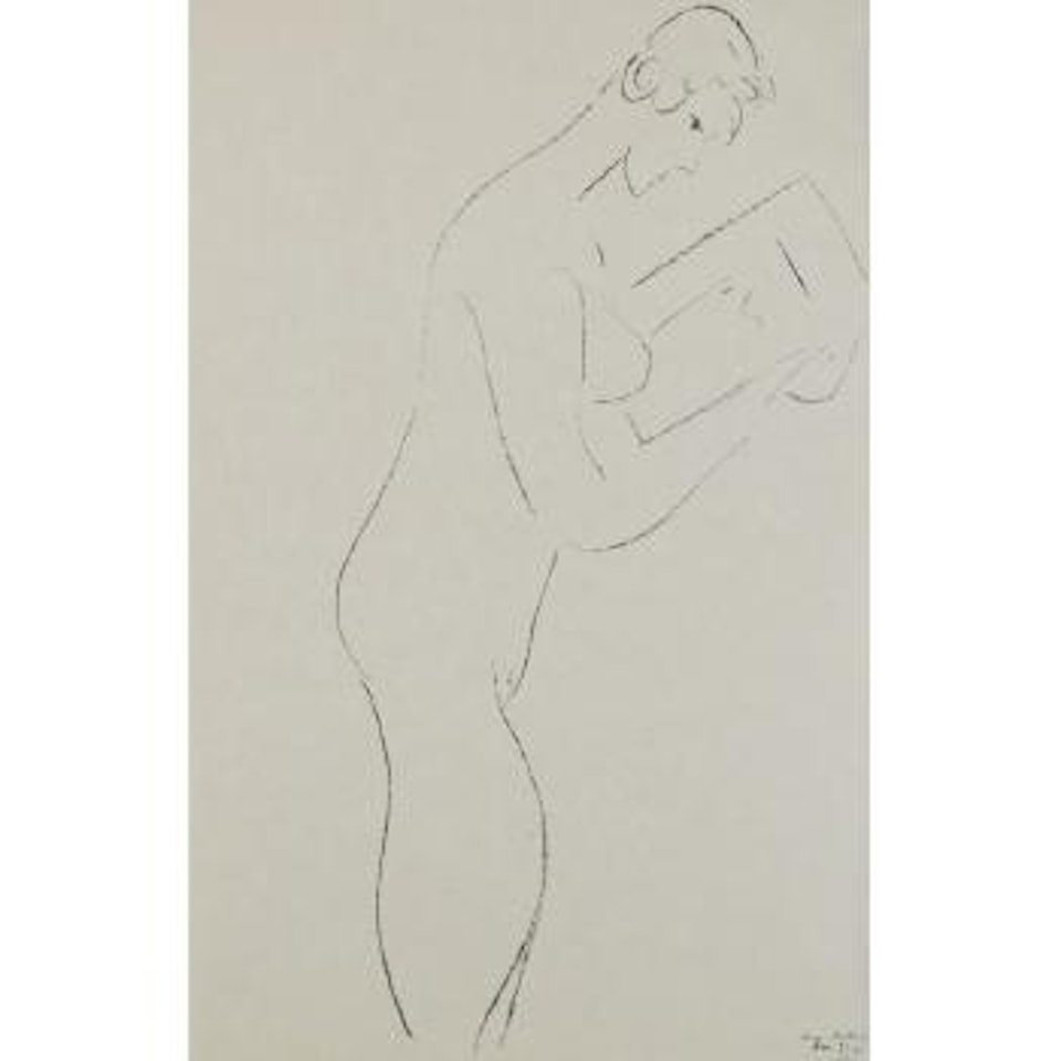 La lecture, nu de profil by Henri Matisse