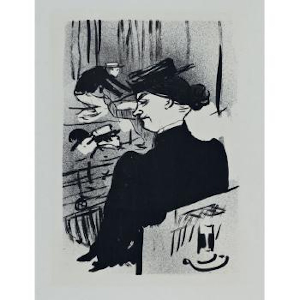 Une spectatrice by Henri de Toulouse-Lautrec