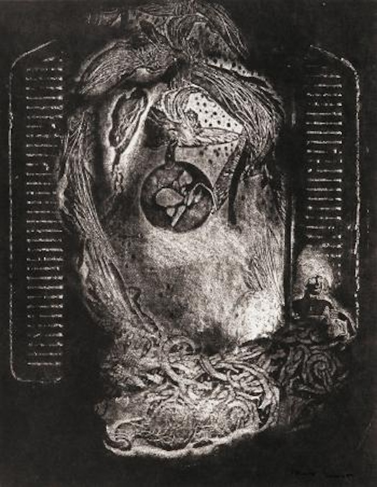 Photogramme pour le château étoilé d'Andre Breton: que tous les petits génies de l'enfance… by Max Ernst by Man Ray