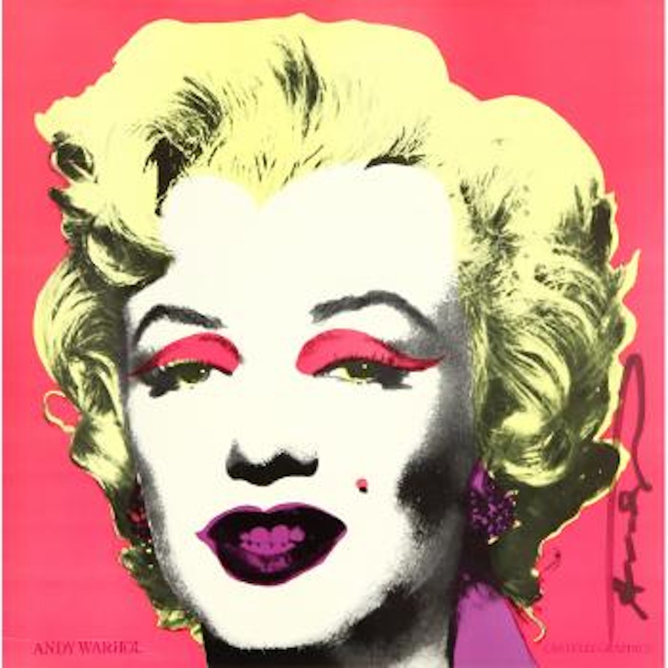 Marilyn (announcement) by Andy Warhol