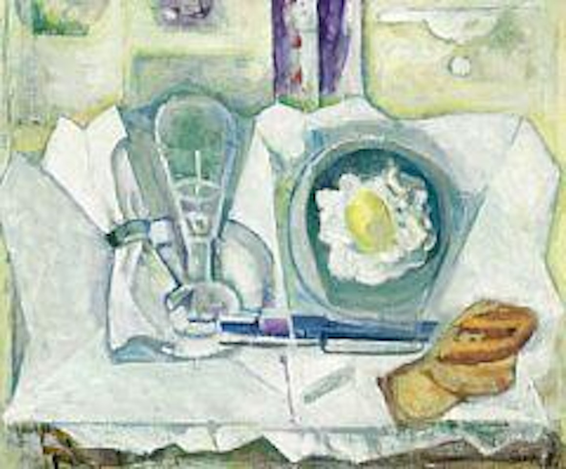 Nature morte au verre by Francisco Bores