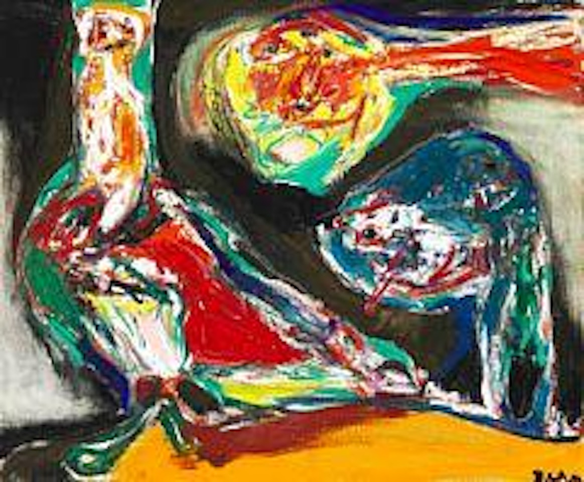 Fuglens dag (The Day of the Bird), Paris 1967 by Asger Jorn