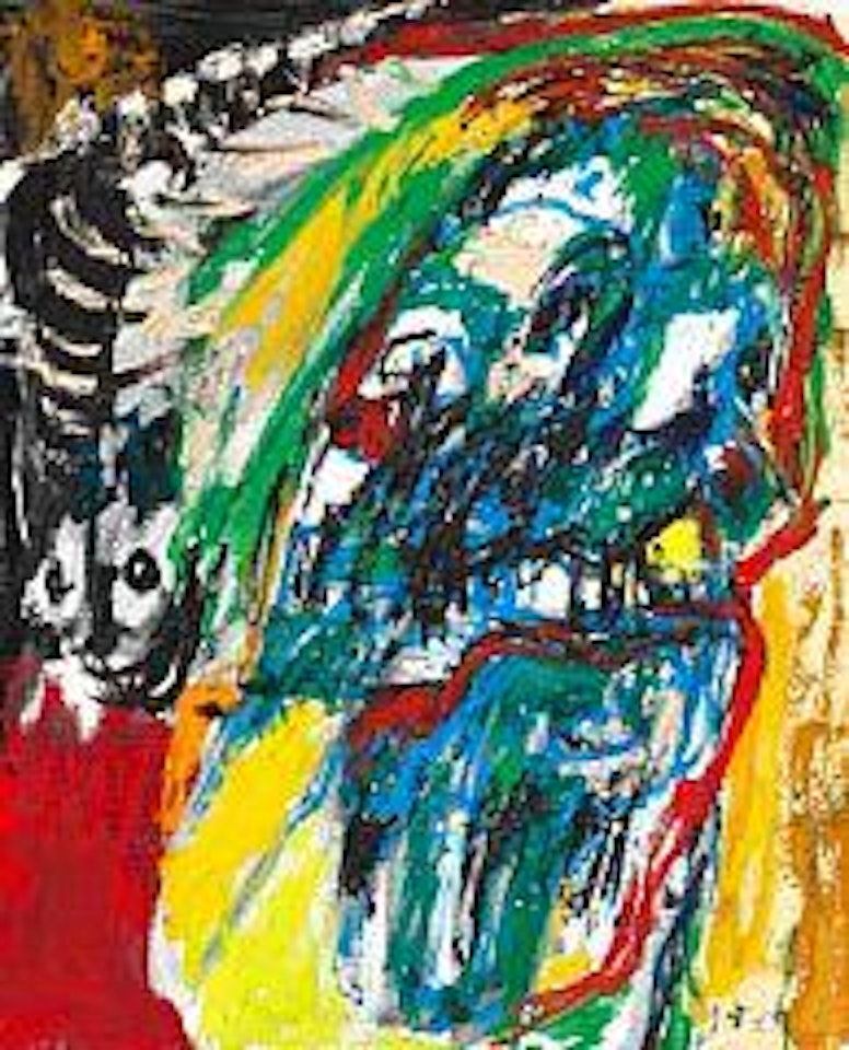Le regard au dos (Looking back) by Asger Jorn