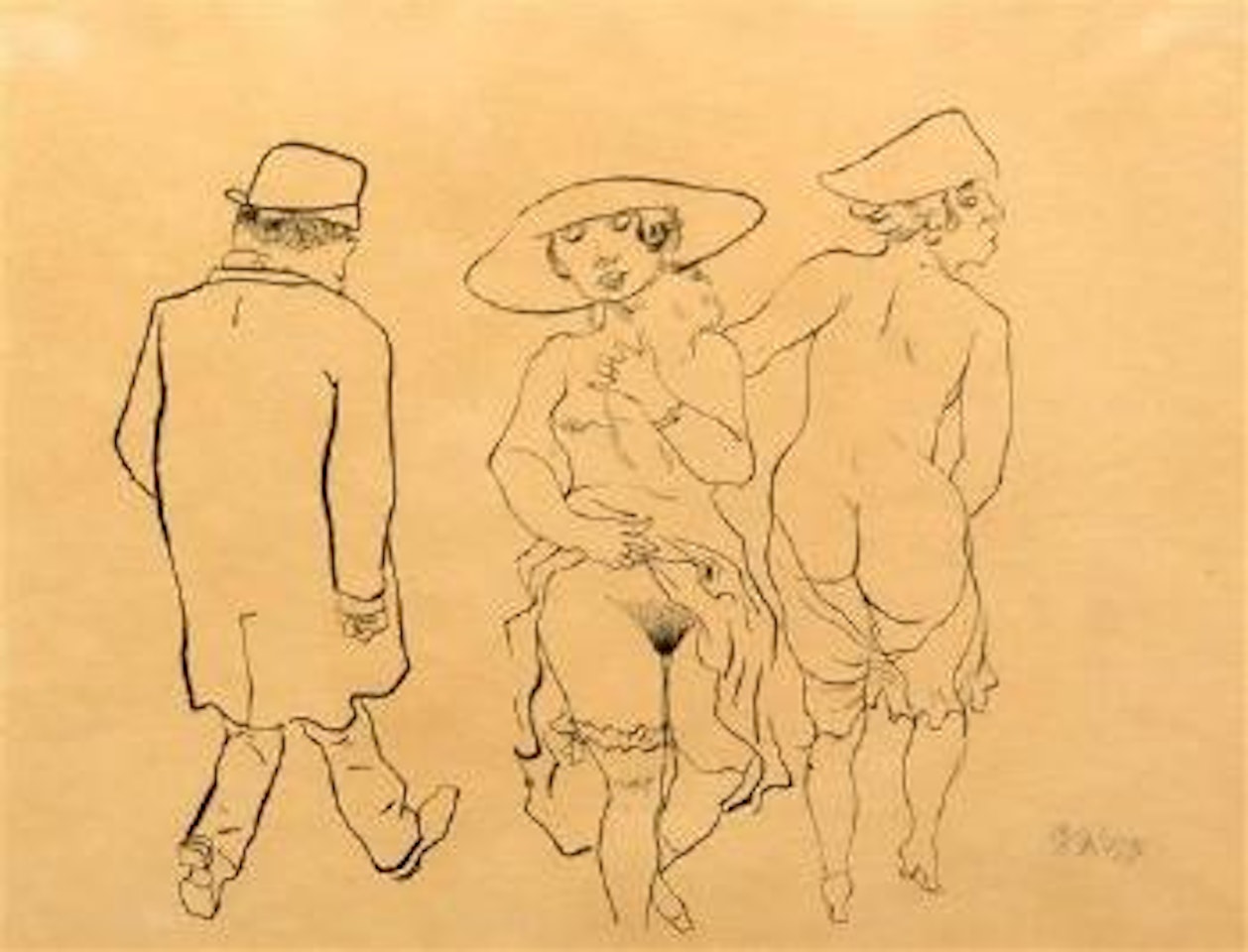 Promenade by George Grosz