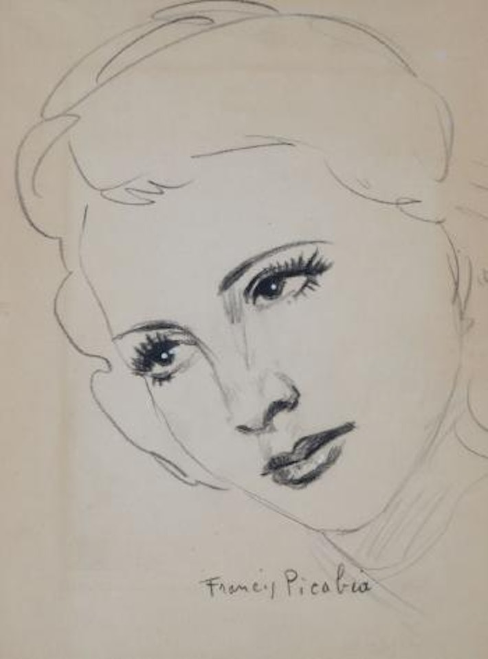 Portrait présumé d’Olga Picabia by Francis Picabia