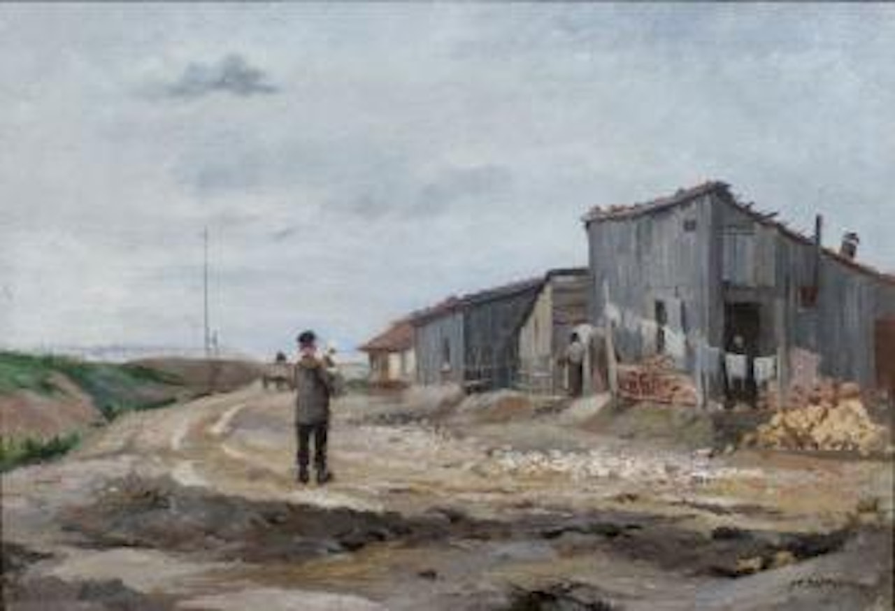 Village de pêcheurs by Jean Francois Raffaelli