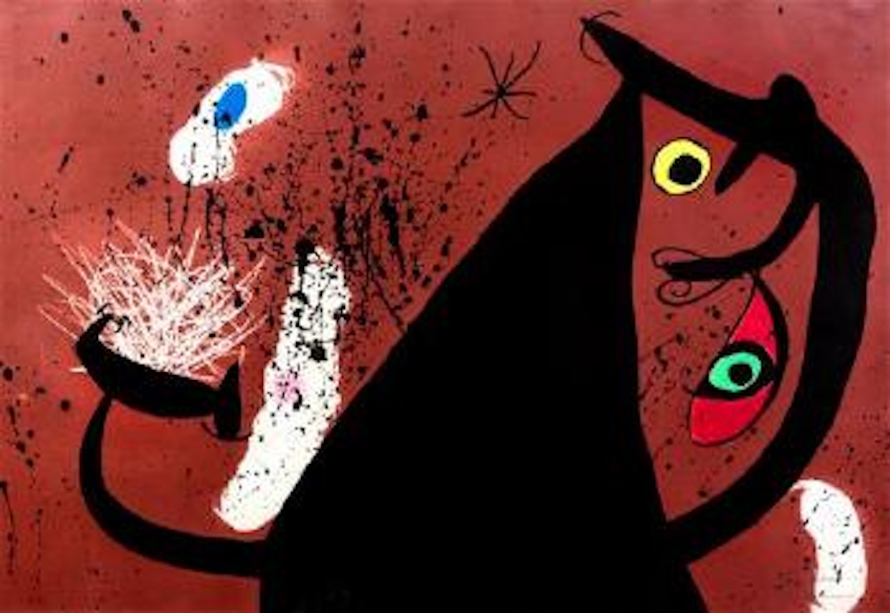 La frappeuse de Silex by Joan Miró