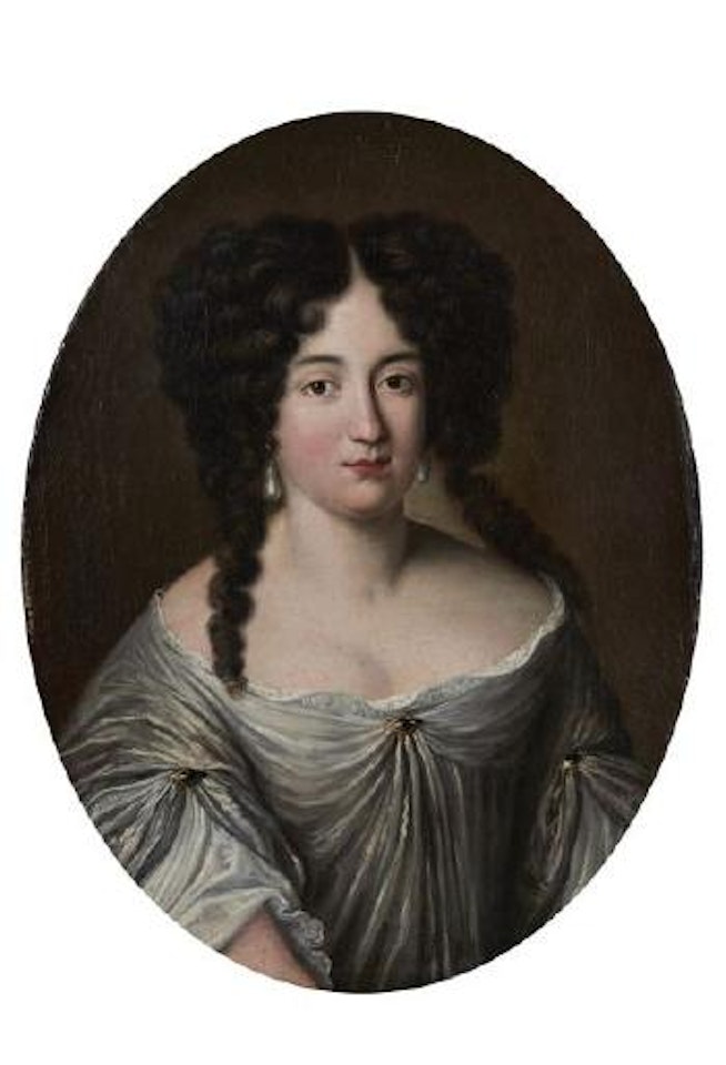 Portrait de femme à la robe blanche by Jacob Ferdinand Voet