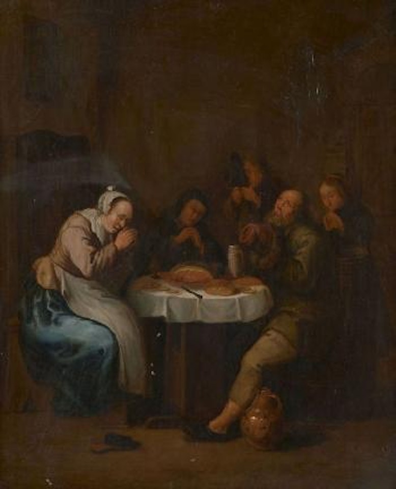 Le Bénédicité by Jan Miense Molenaer