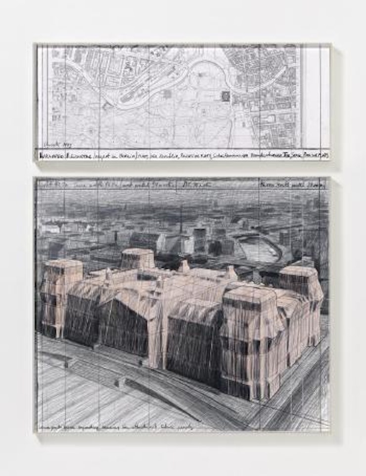 Wrapped Reichstag (Project for Berlin) by Christo