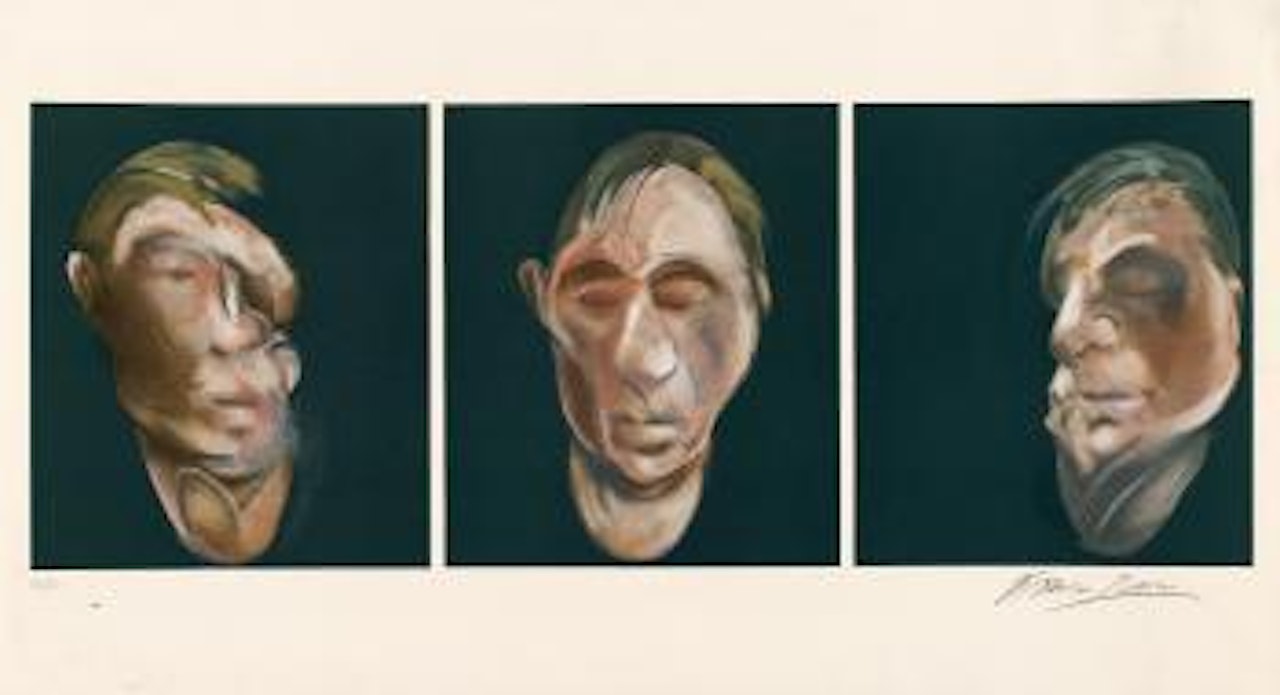 Trois études pour un autoportrait by Francis Bacon