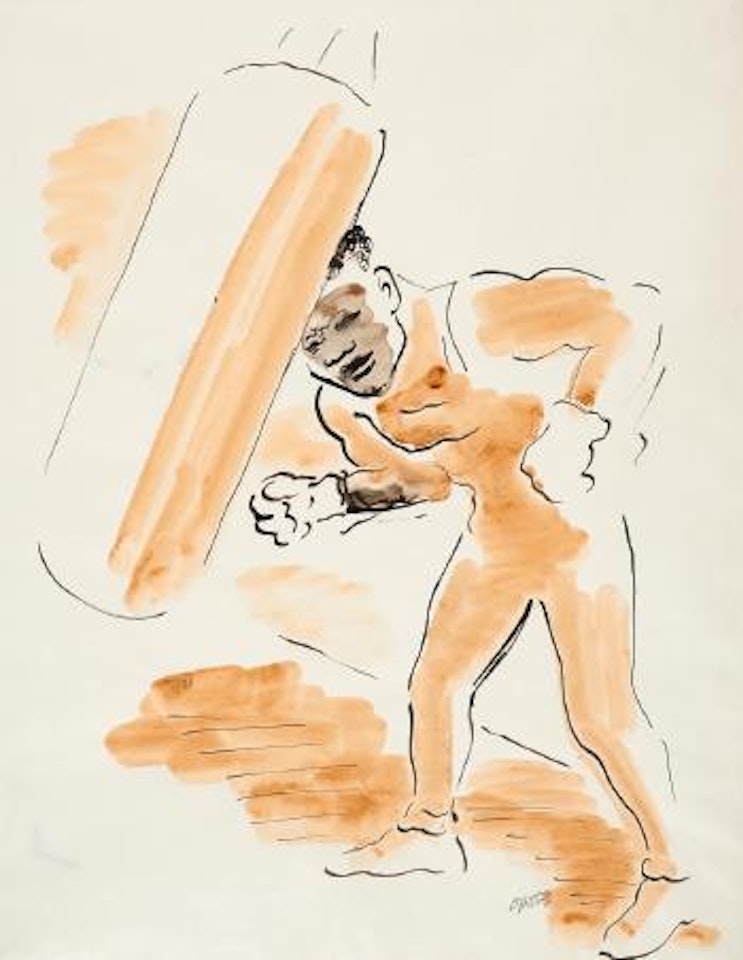 The Boxer by George Grosz