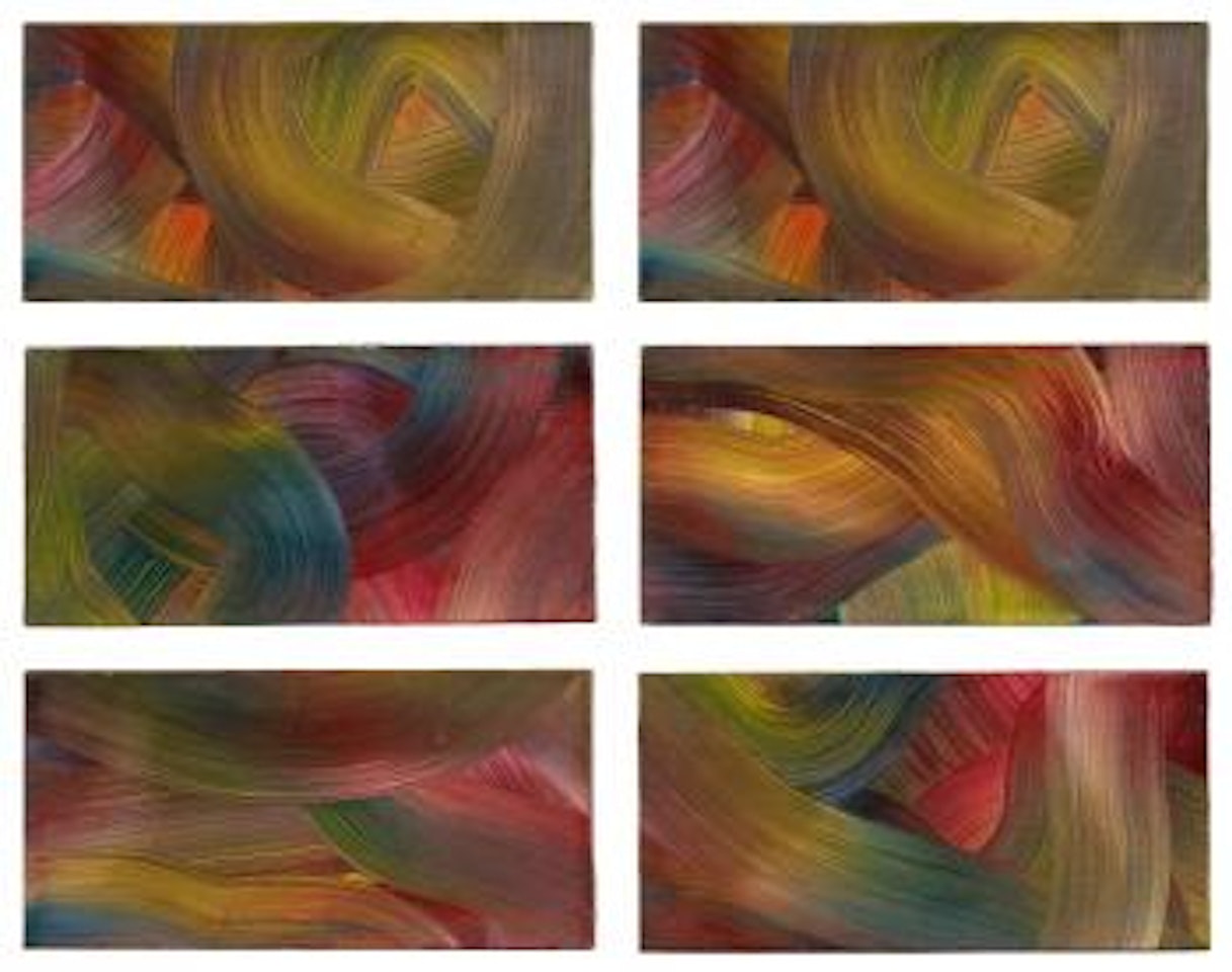 Red-blue-yellow; Red-blue-yellow; Red-blue-yellow; Red-yellow-blue; Red-blue-yellow; Red-blue-yellow by Gerhard Richter