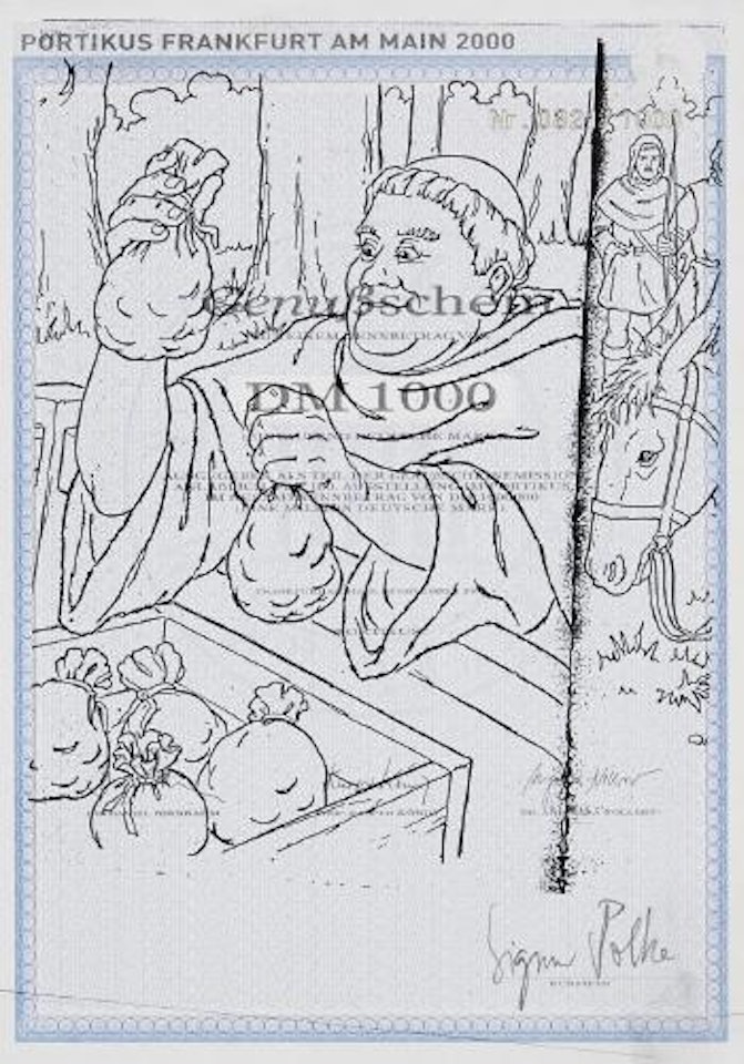 Genussschein (special edition for Portikus, Frankfurt/Main) by Sigmar Polke