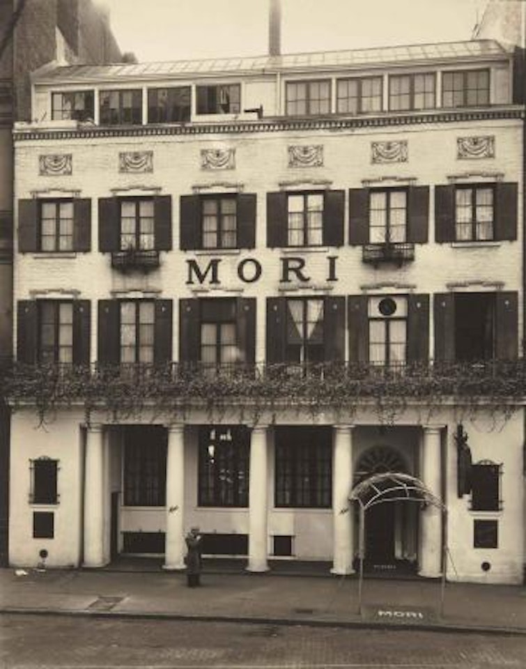 Mori's Restaurant,  144 Bleester Street, Manhattan by Berenice Abbott