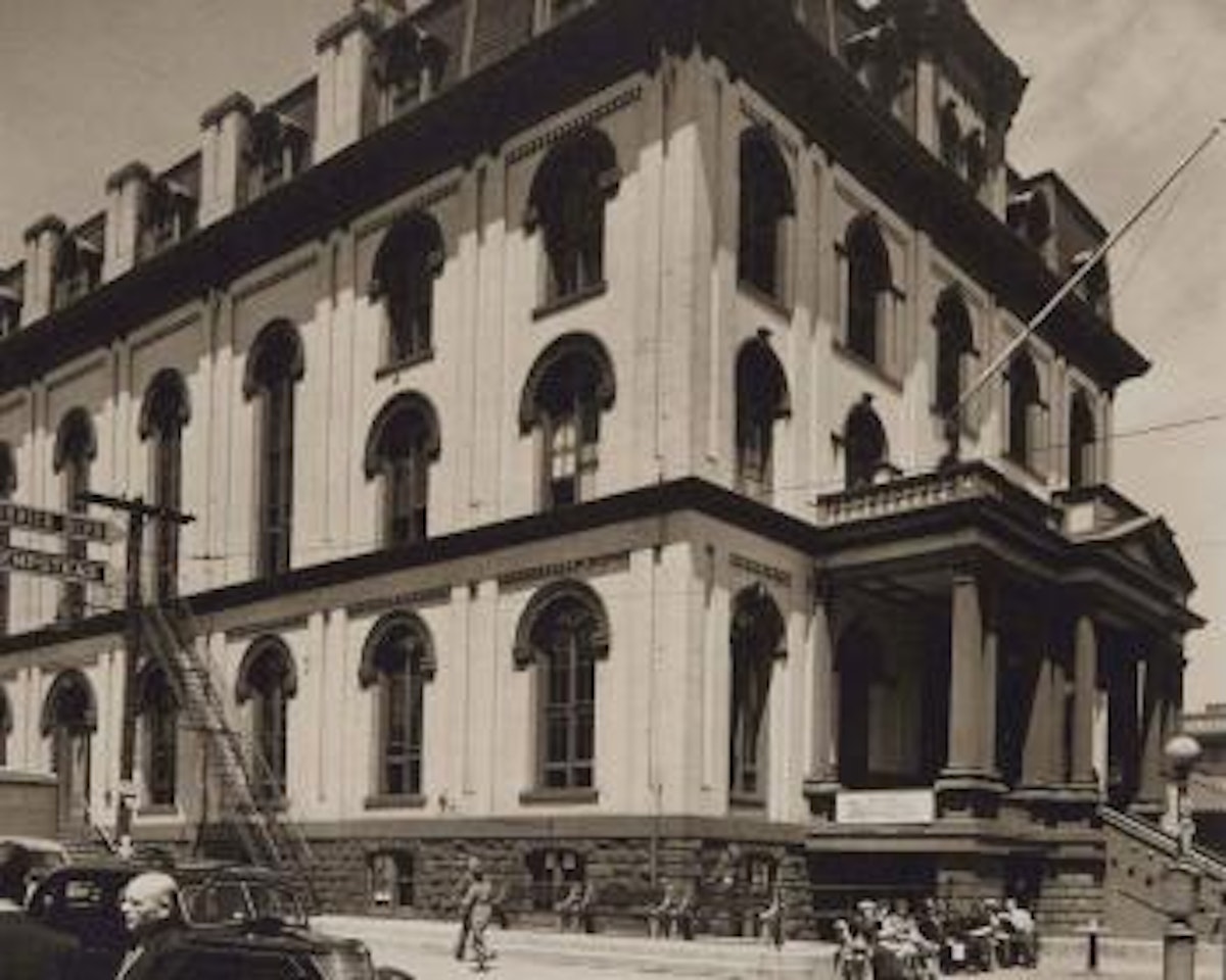 Municipal Courthouse, Parsons Blvd And Jamica Avenue, June 1st 1937 by Berenice Abbott