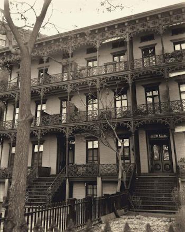 Wrought Iron Ornament, West Eleventh Street 112-114 by Berenice Abbott