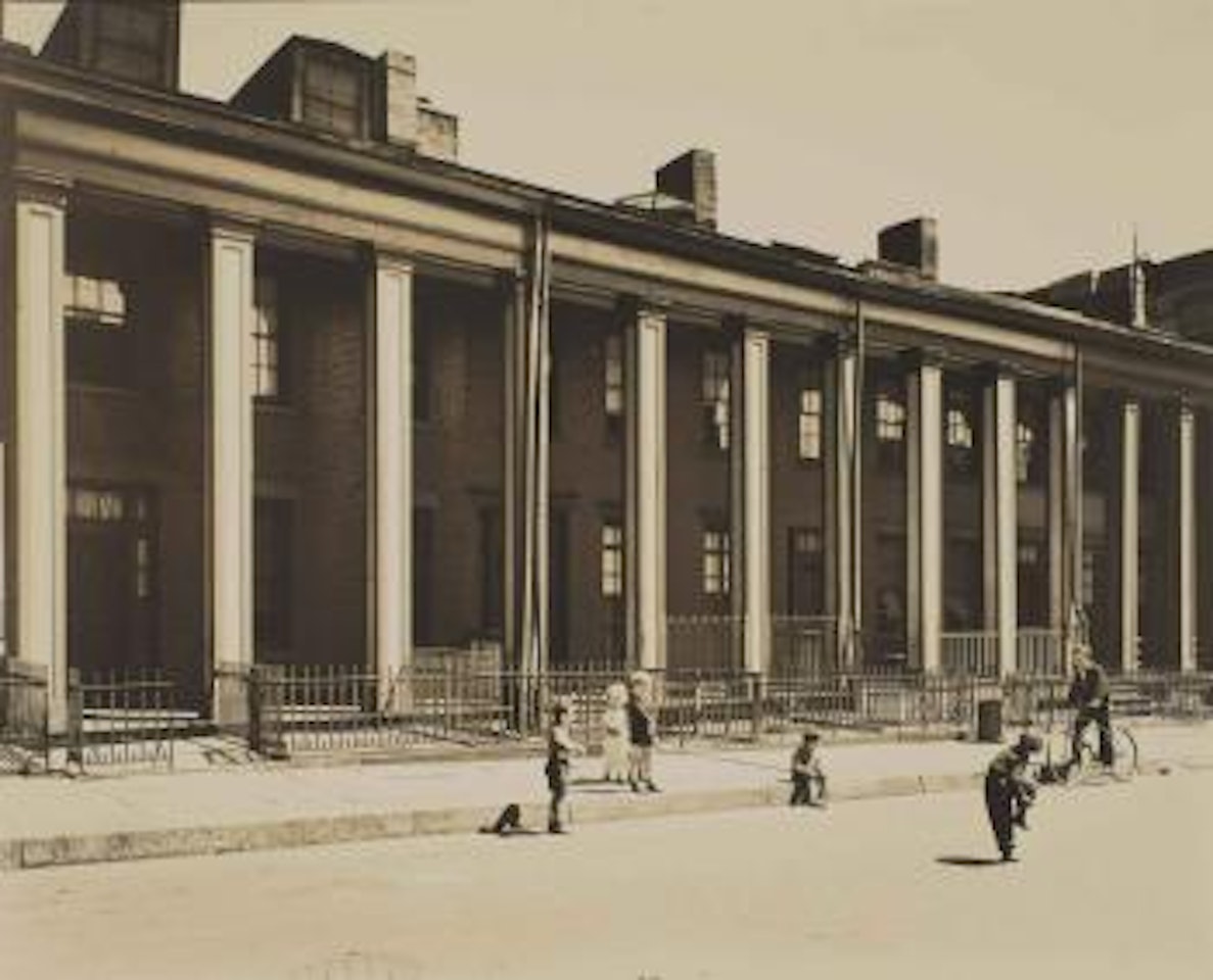 Willow Place #43-49, Brooklyn, NY, May 14, 1936 by Berenice Abbott