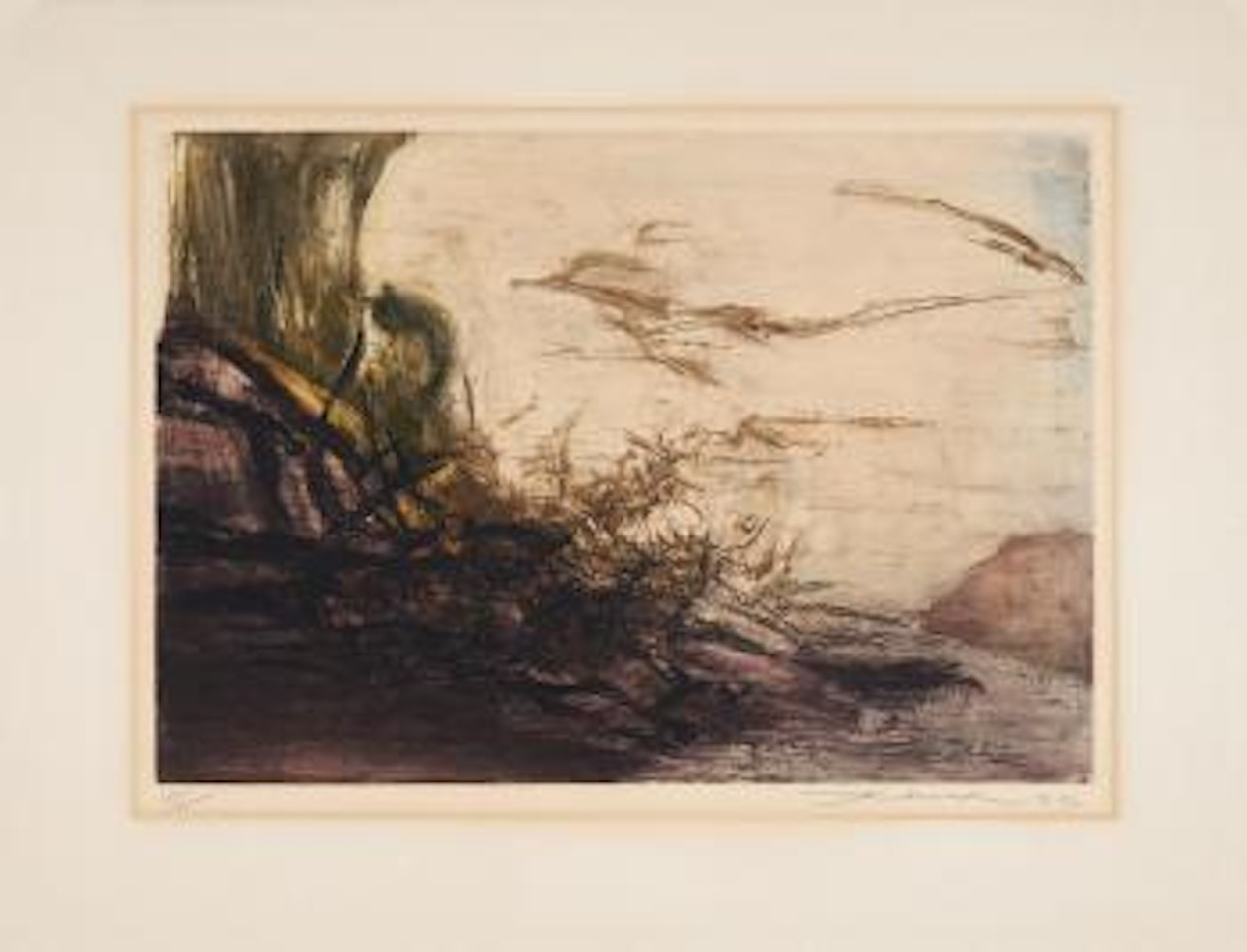 Ohne Titel by Zao Wou-Ki