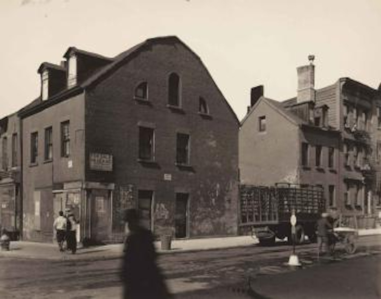 Mulberry And Prince Streets, Manhattan, October 25, 1935 by Berenice Abbott