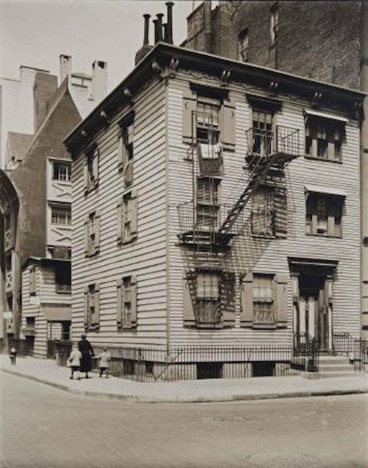 Frame House, Bedford and Grove Streets, Manhattan, May 12, 1936 by Berenice Abbott