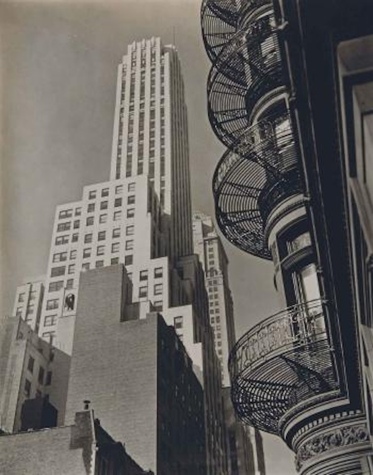 Murray Hill Hotel From Park Avenue, 40th Street, Manhattan by Berenice Abbott