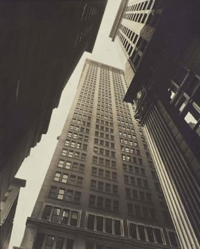 Canyon, Broadway And Exchange Place, Manhattan by Berenice Abbott
