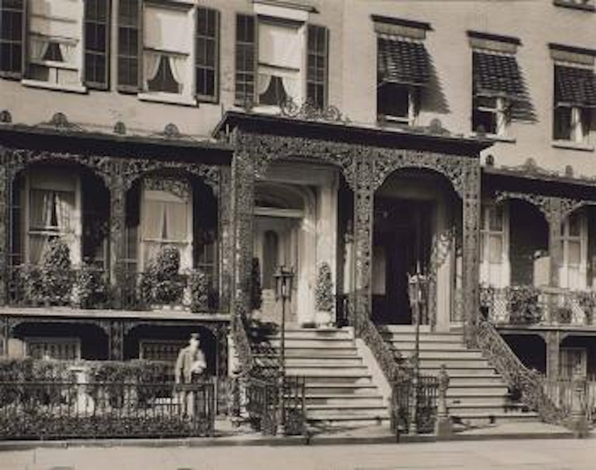 Gramercy Park West #3-4, Manhattan, November 27, 1935 by Berenice Abbott