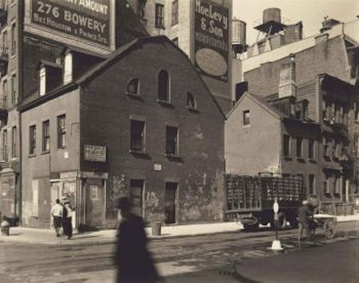 Mulberry And Prince Streets, Manhattan, October 25, 1935 by Berenice Abbott