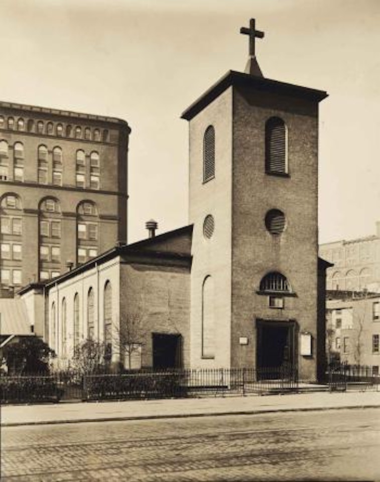 St. Luke's Chapel, Hudson, Manhattan by Berenice Abbott