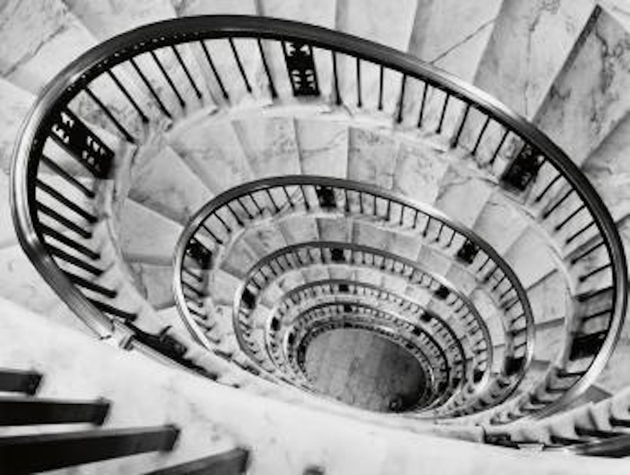 Elliptical Stairway, Supreme Court Building, Washington D.C. by Margaret Bourke-White