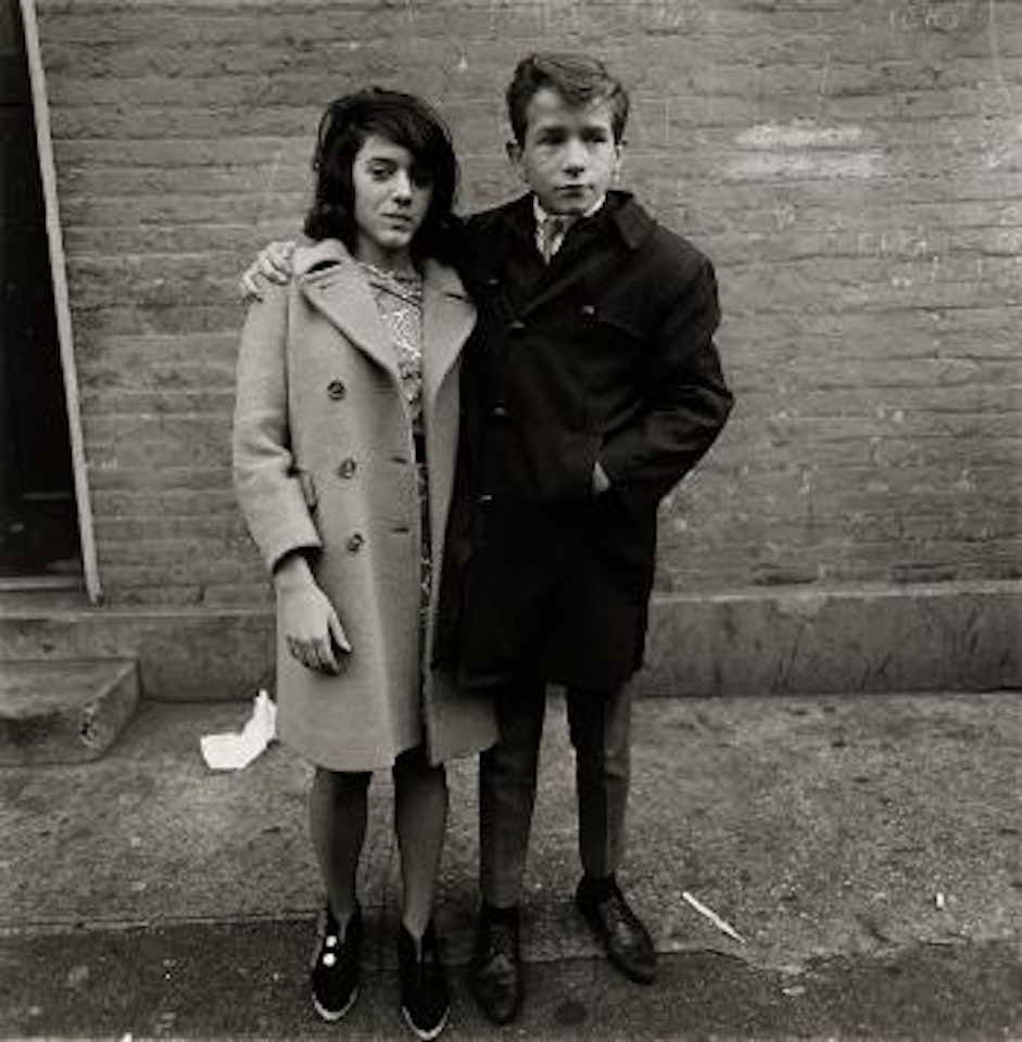 Teenage couple on Hudson Street, N.Y.C. by Diane Arbus by Neil Selkirk