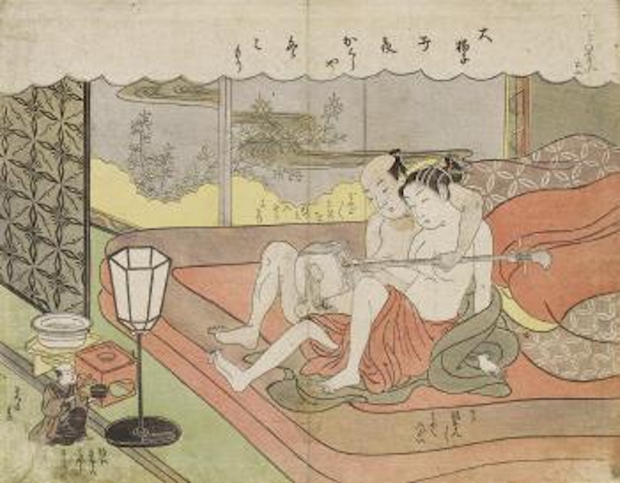 Serie: Fûryû enshoku Maneemon (Die Liebesreise des Zwerges Maneemon) by Suzuki Harunobu