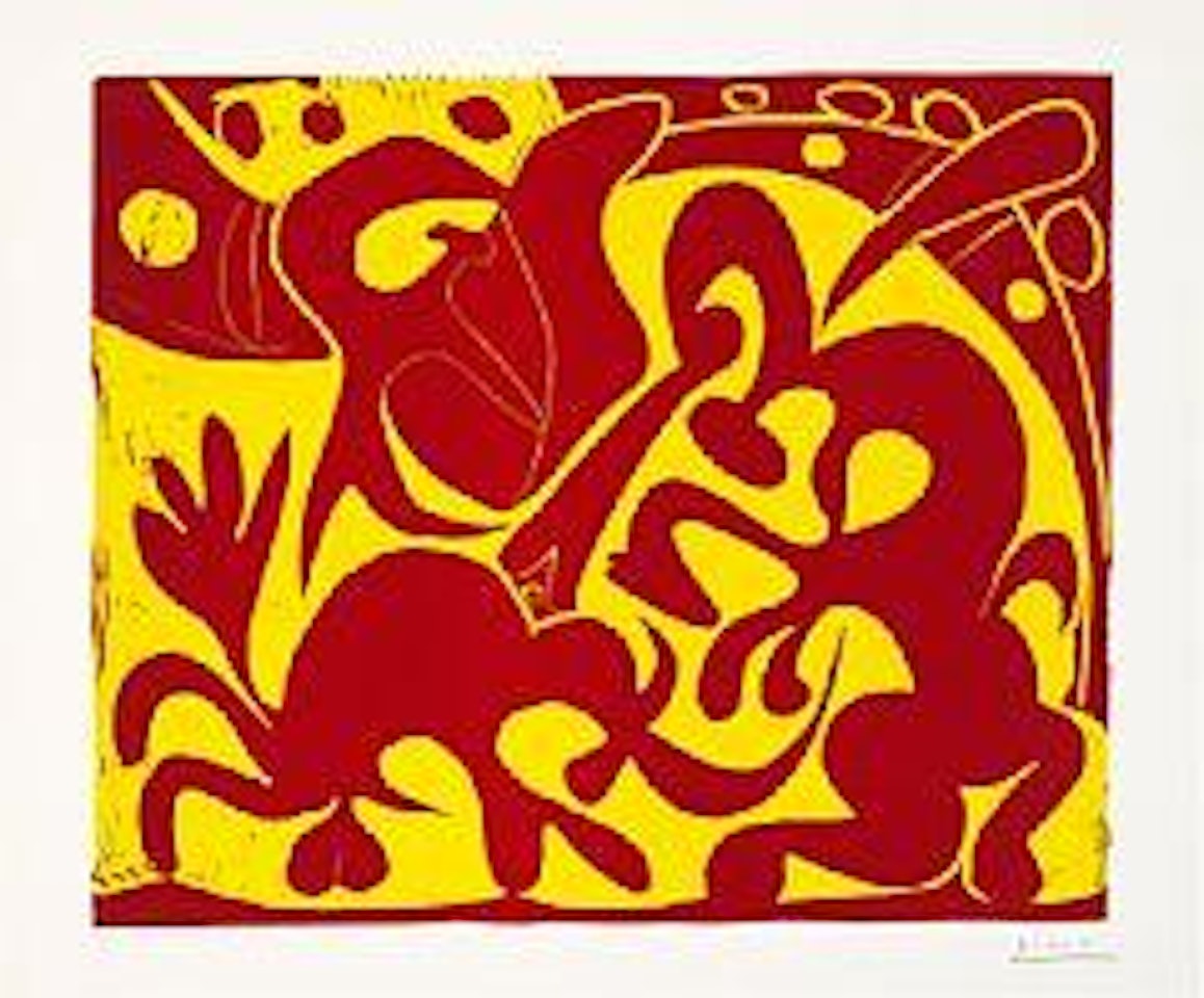 La Pique (Rouge et Jaune) by Pablo Picasso