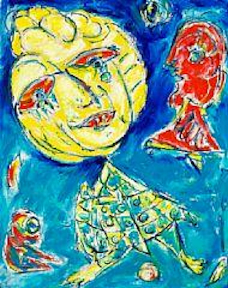 Himlens Løber (The Runner of the Sky), Molesmes 1990 by Carl-Henning Pedersen