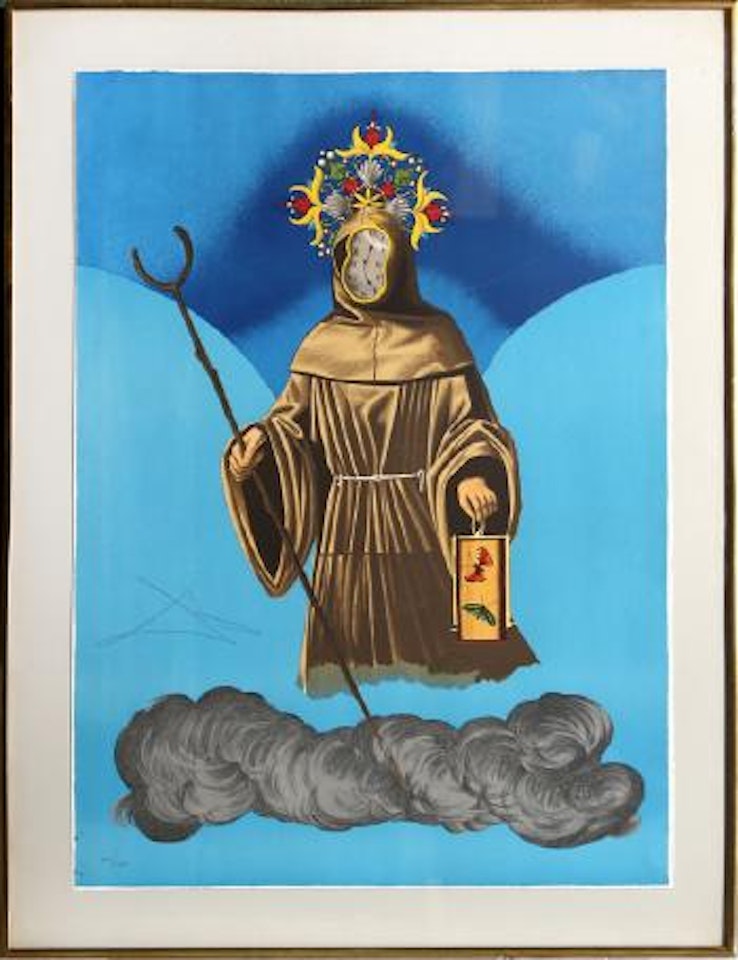 Mystery of sleep (The hermit) by Salvador Dali
