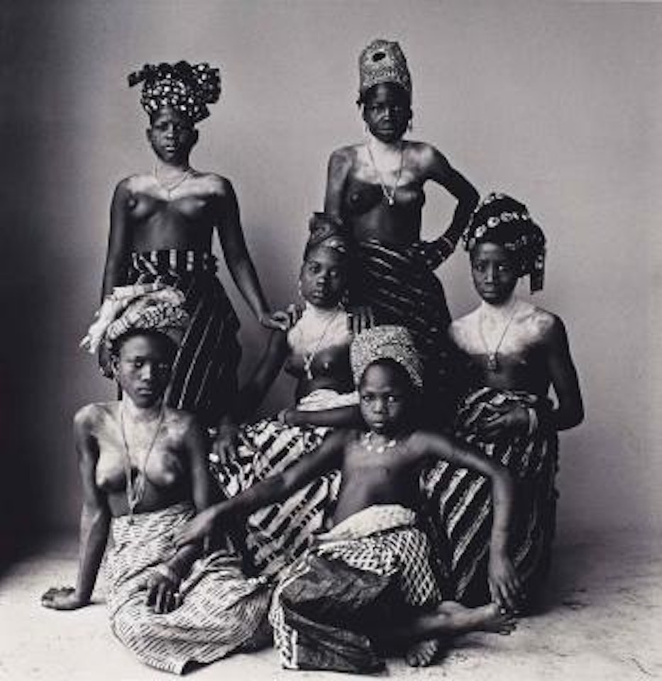 Six Young Dahomey by Irving Penn
