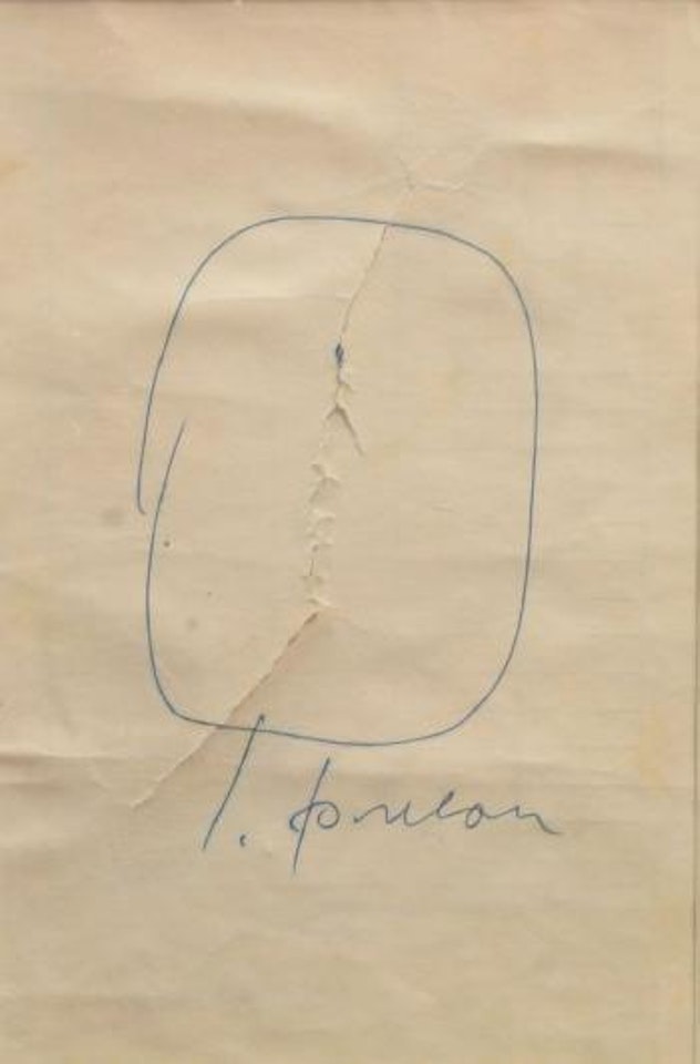 Concetto spaziale by Lucio Fontana