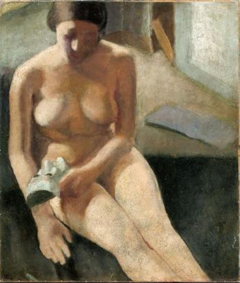 Nudo con la maschera by Felice Casorati