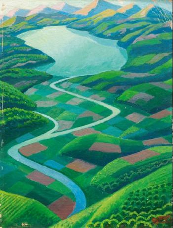 Paesaggio aereo by Gerardo Dottori