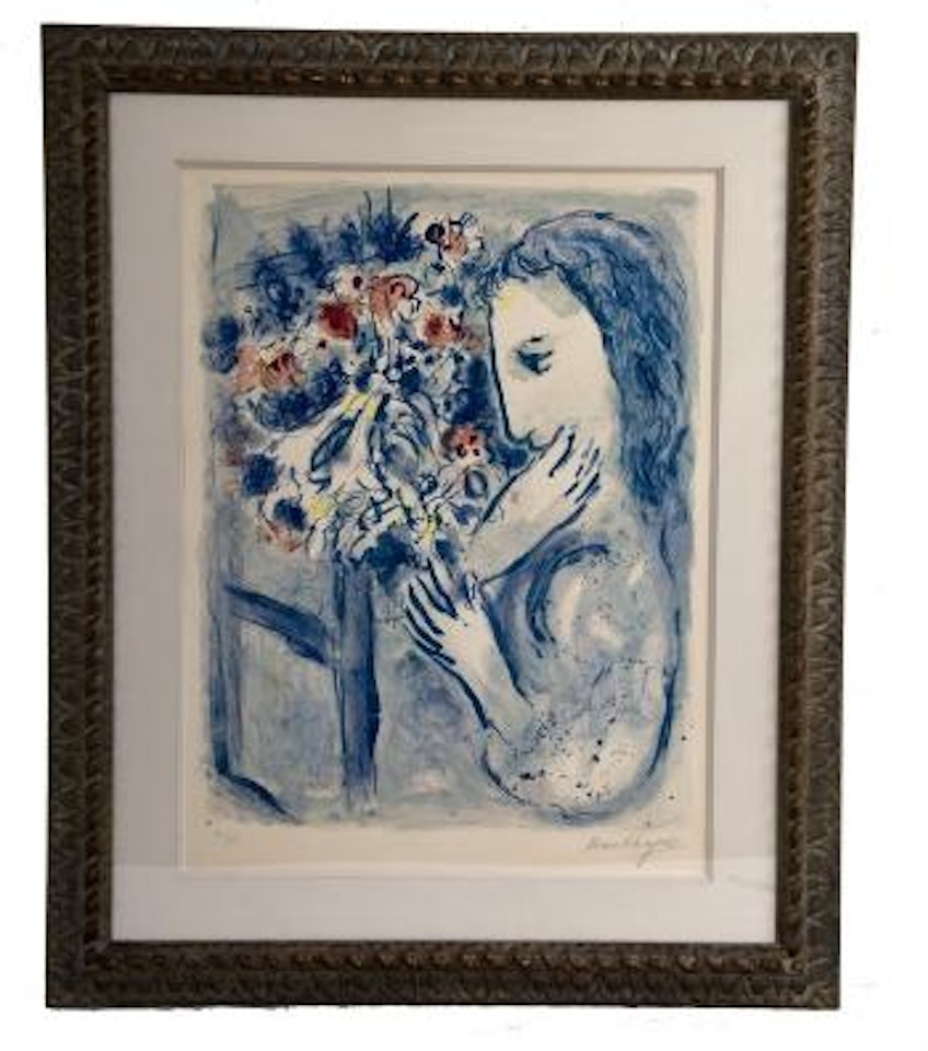 Femme pres de la fenetre by Marc Chagall