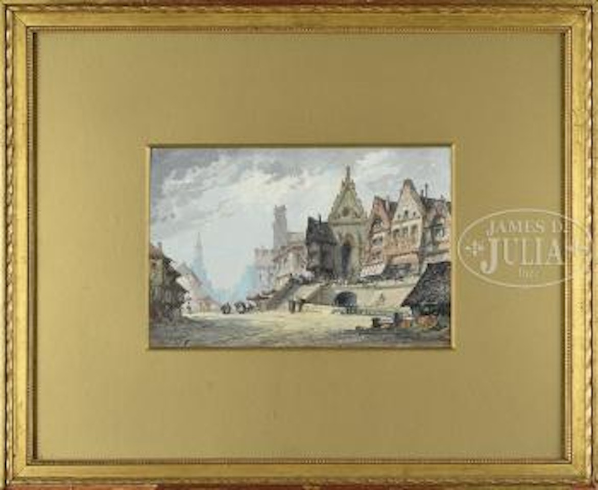 Town scenes by Eugene Galien-Laloue