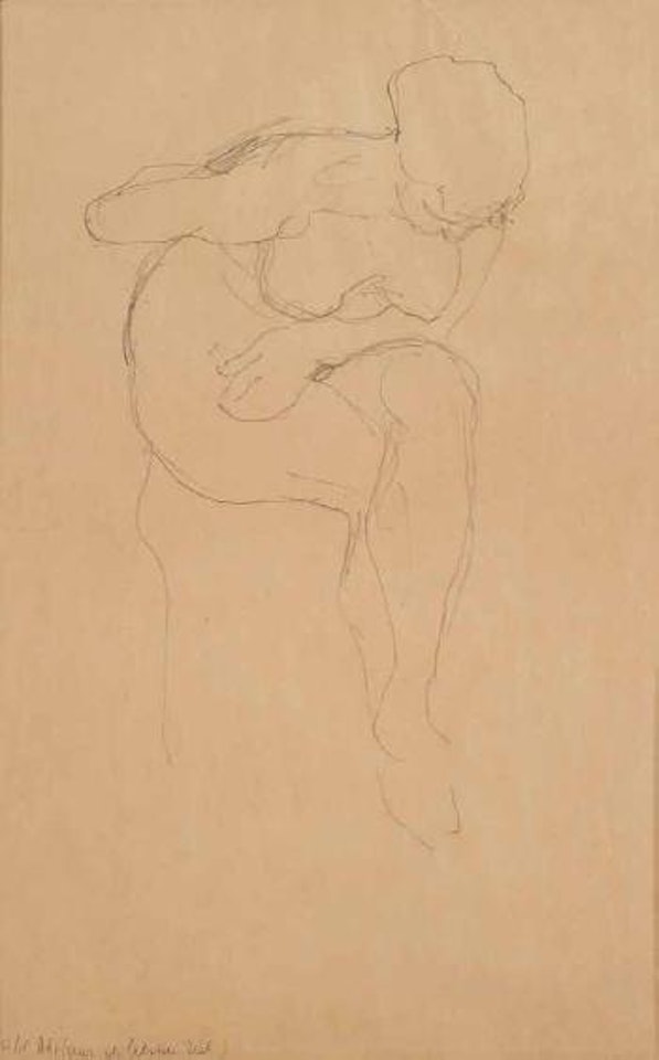 Frauenakt by Gustav Klimt