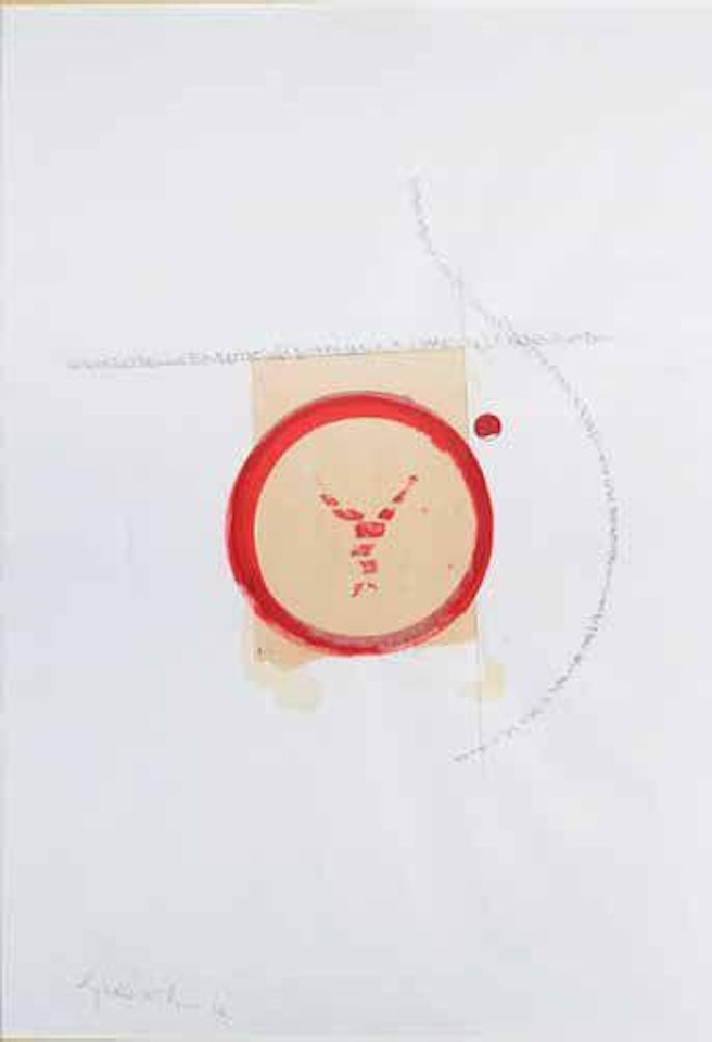 Una concentrazione meditativa e dinamica per spiegare spira del mondo by Alighiero Boetti