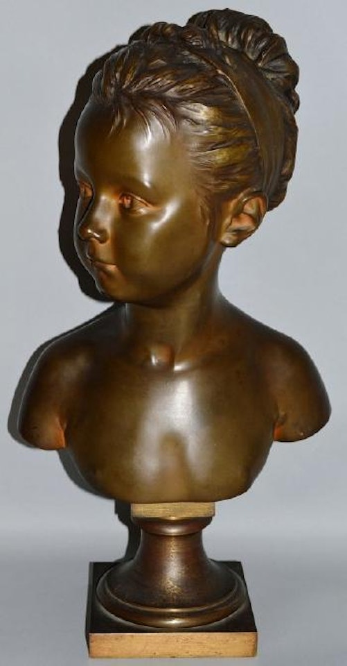 Bust of a young girl by Jean-Antoine Houdon