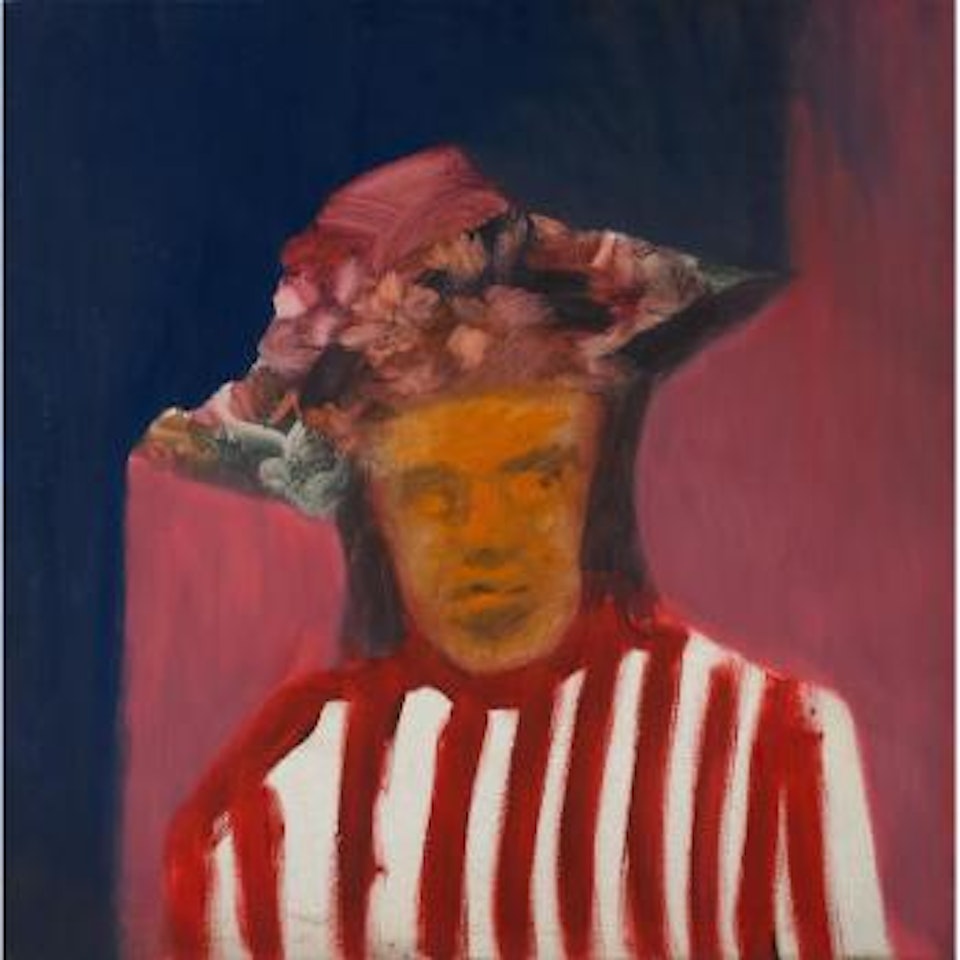 Adelaide woman (Woman in striped shirt) by Sidney Nolan