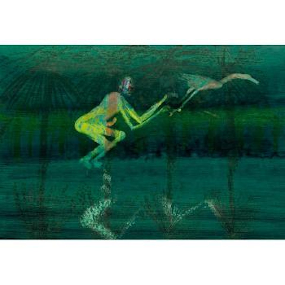 Man and Bird by Sidney Nolan